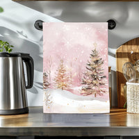 Serviettes à main journée enneigée (PRÉ-COMMANDE)