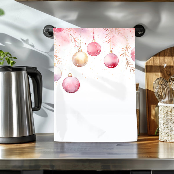 Linge à vaisselle boules de noël (PRÉ-COMMANDE)