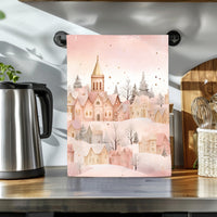 Serviettes à main paysage hivernal (PRÉ-COMMANDE)