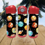 Bouteille 12oz planètes pret-à-partir (leger defaut)