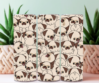 *Imparfait* Tumbler 20 oz Pug