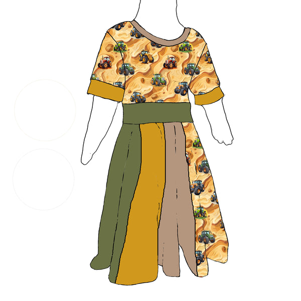 Robe évolutive scrappy ''dans le sable''