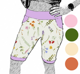 Short adulte Douces fleurs beiges