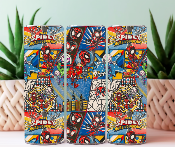 Tumbler 20 oz araignée pré-commande (1-2 semaines)