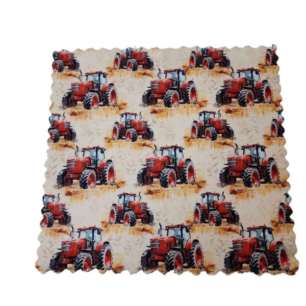 Lingette pré-commande tracteurs rouges