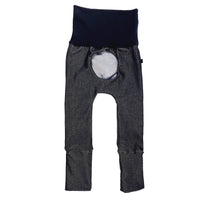 Pantalon hublot noir cheville noires