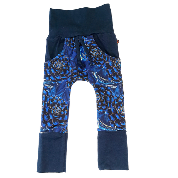 Pantalon droit dahlia bleue