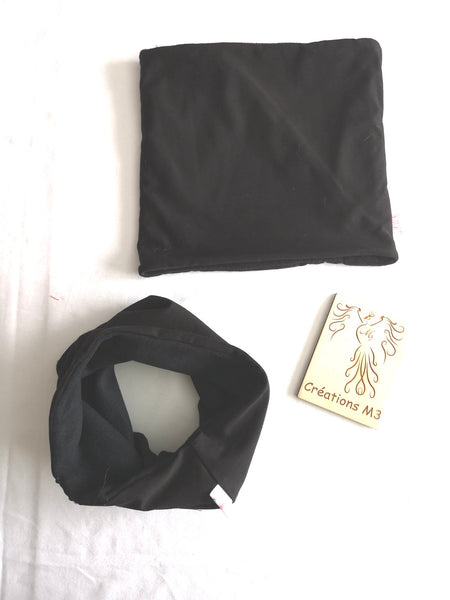 Cache-cou doublé en polar noir