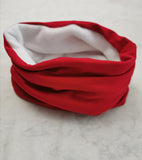 Cache-cou rouge doublé en polar