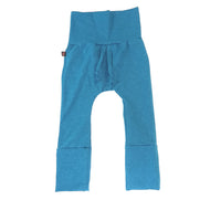 Pantalon droit bleu chiné