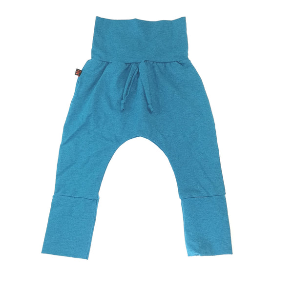 Pantalon jogger bleu chiné