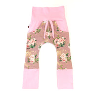 Pantalon droit fleurs vintages