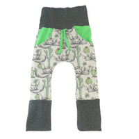 Pantalon coupe droite Fenec et cactus