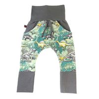 Pantalon jogger t-rex et ses amis, kakhi