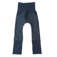 Jeans marine coupe droite avec poches