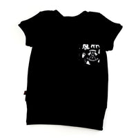 T-shirt évolutif noir à poche explore