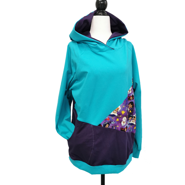 Hoodies XL ''Géni bleu claire''