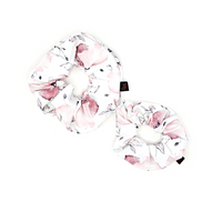 Elastique choux fleuris blanc *ecolo*