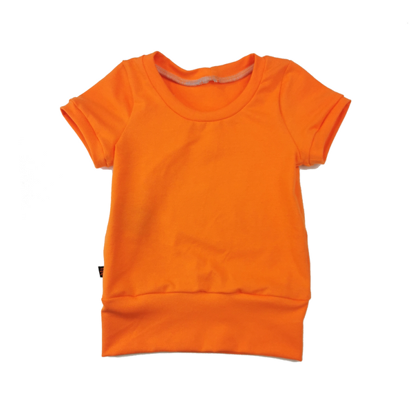 T-shirt évolutif orange