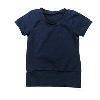 T-shirt marine 6-9 ans