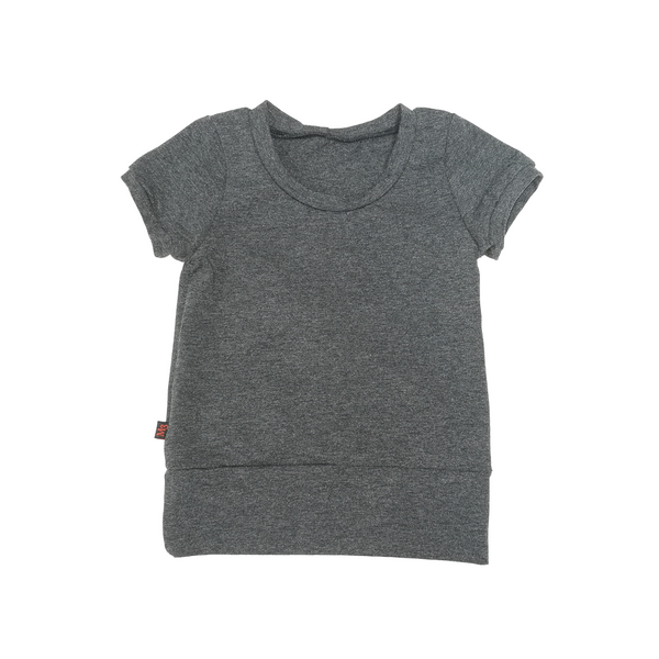 t-shirt charcoal 6-9 ans