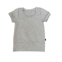 T-shirt évolutif gris pale