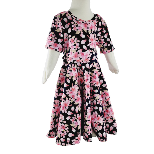 Robe fleurs et pétales