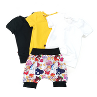 Short, culotte courte demi-taille chat-cornet