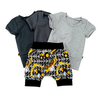 Short, culotte courte demi-taille tracteurs et ces chevrons
