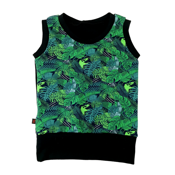 camisole dino dans la jungle 6-9 ans