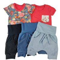 Short, culotte courte jeans extensible bleu pâle