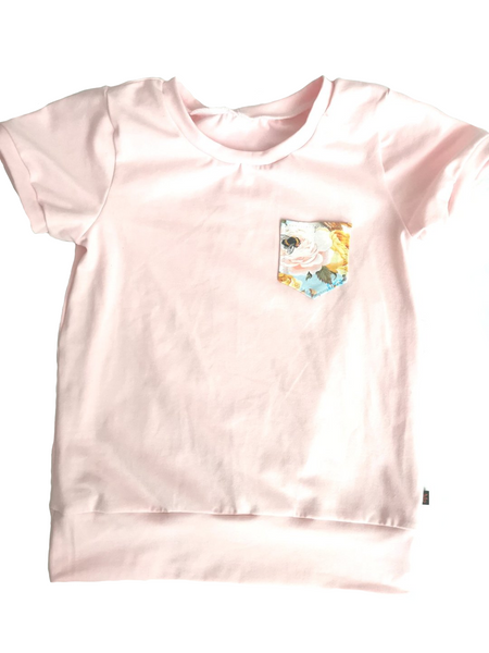 t-shirt poche oiseaux et abeilles 6-9 ans