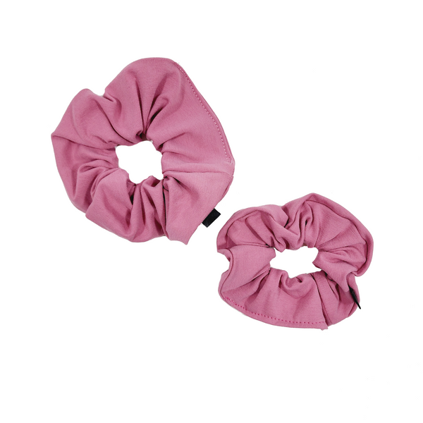 Elastique choux vieux rose