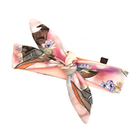 Bandeau nœud sorcellerie rose