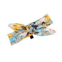 bandeau noeud oiseaux et abeilles sur fleurs