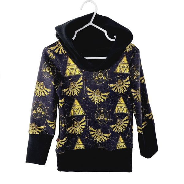 hoodies évolutif logo geek 6-9 ans