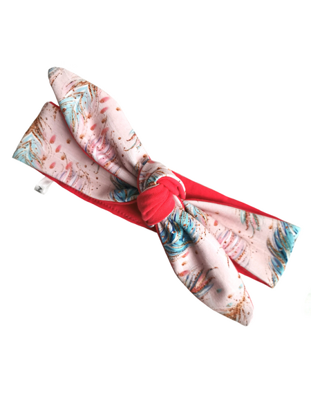 Bandeau nœud plumes