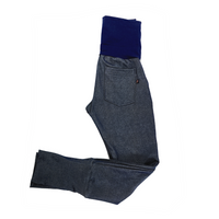 Jeans marine avec poches cheville en jeans 6-9 ans modele 4 pieces