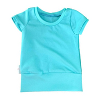 T-shirt évolutif bleu pale