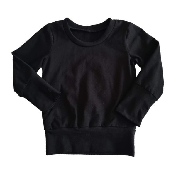 chandail noir 6-9 ans