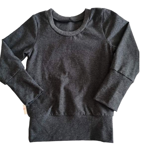chandail charcoal 6-9 ans