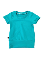 T-shirt évolutif turquoise\ bleu ciel