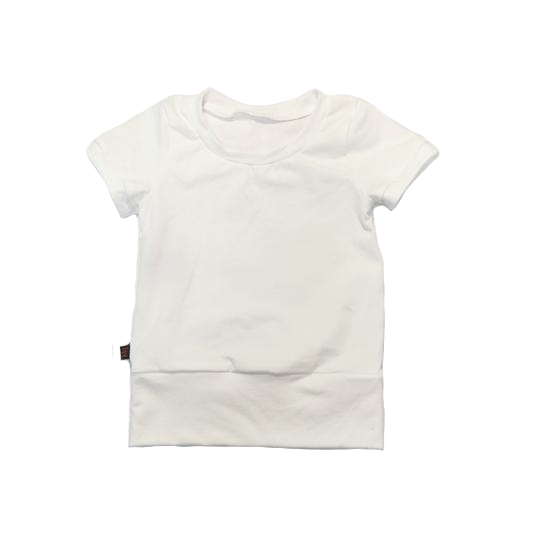 t-shirt blanc 6-9 ans