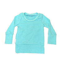 chandail bleu pâle 6-9 ans