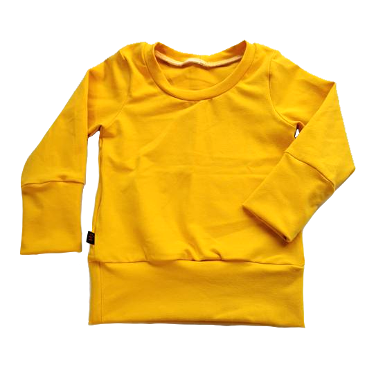 chandail moutarde claire 6-9 ans