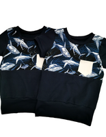 T-shirt évolutif marine requin
