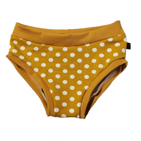 Bobette 4 ans pois jaunes