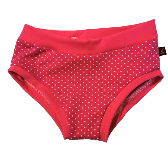 Bobette 7 ans pois fushia