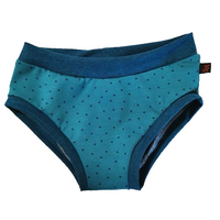 Bobette 3 ans pois turquoises