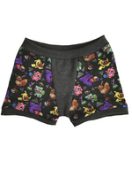 Boxer 6 ans mini monstre et avions, noir